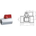 101 Lockable brass gate valves