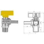502 Brass valves for gas application