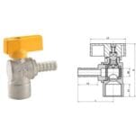 502 Brass valves for gas application