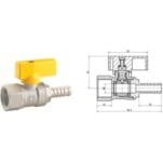 502 Brass valves for gas application