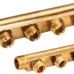 Bronze collector with external thread