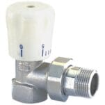 Micrometric straight valve (Nickeled)